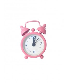 Mini alarm clock pink
